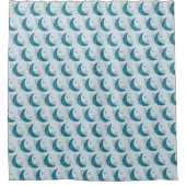 Mond Duschvorhang (Vorderseite)