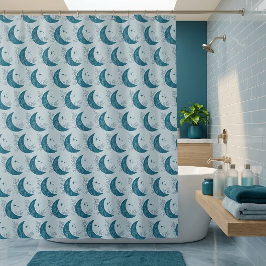 Mond Duschvorhang