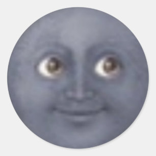 Mond emoji Aufkleber