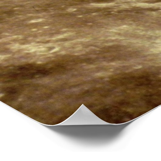 Mond, Erde und Sonne Poster (Ecke)