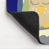 Mond-Eulen-Mäusematte Mousepad (Ecke)