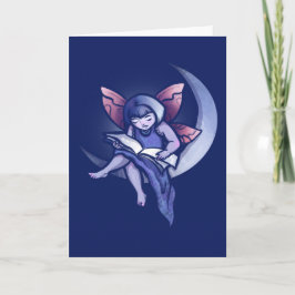 Mond Fairy Reading bucht Mond Fairies Karte