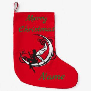 Mond Fairy Silhouette Thunder_Cove Kleiner Weihnachtsstrumpf