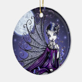 Mond-Fee-Verzierung "Maggy" gotische Keramik Ornament (Links)