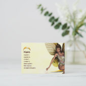 Mond-Fee Visitenkarte (Stehend Vorderseite)