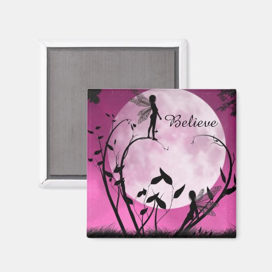 Mond-Feen-Magnet glauben Magnet (Vorderseite/Rückseite)