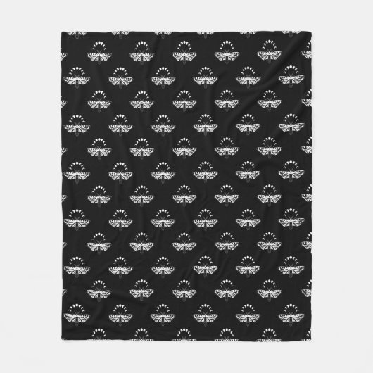 Mond Fleecedecke (Vorderseite)