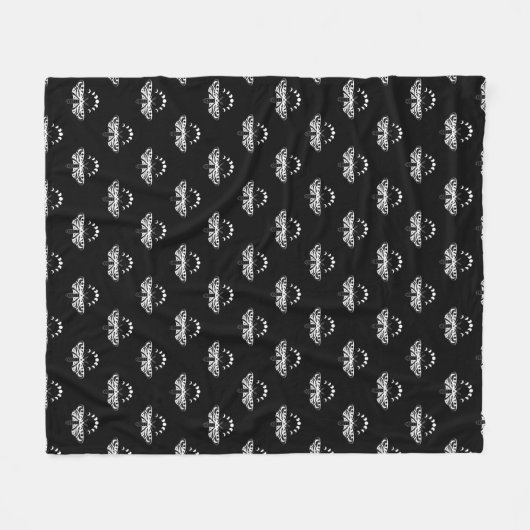 Mond Fleecedecke (Vorderseite (Horizontal))