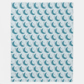 Mond Fleecedecke (Vorderseite)