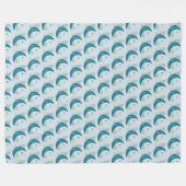 Mond Fleecedecke (Vorderseite (Horizontal))