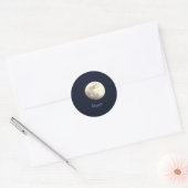 Mond-Foto-Sticker Runder Aufkleber (Umschlag)