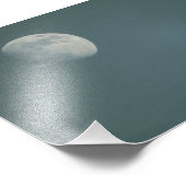 Mond Fotodruck (Ecke)