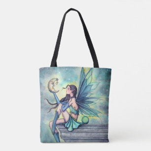 Mond Freund Feen Fantasy Kunst von Molly Harrison Tasche