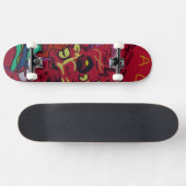 Mond-Galaxie-Skateboard Skateboard (Horizontal)