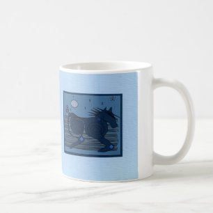 Mond-Geist (hellblau) Kaffeetasse