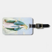 Mond-Gepäck-Umbau Jungfrau-Marys sichelförmiger Gepäckanhänger (Vorderseite horizontal)