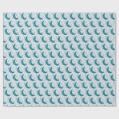 Mond Geschenkpapier (Flach)