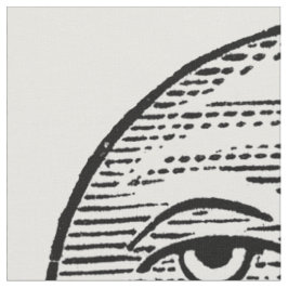 Mond-Gesicht mustert Himmel-Nachtglühendes Stoff