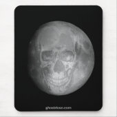 Mond-Gesichts-Mausunterlage Mousepad (Vorne)