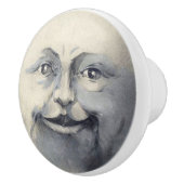 Mond-Gesichts-Tür-oder Fach-Züge Keramikknauf (Rechts)
