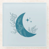Mond Glasuntersetzer (Vorderseite)
