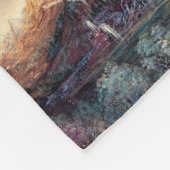 Mond-Göttin-FleeceThrow Fleecedecke (Ecke)