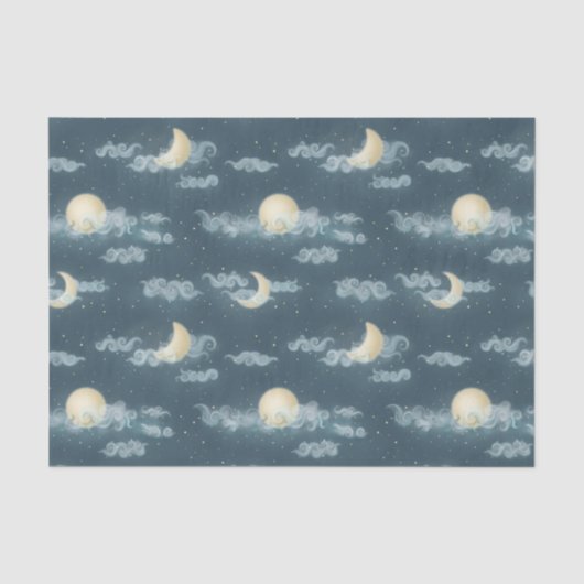 Mond (groß) seidenpapier (Vorderseite)