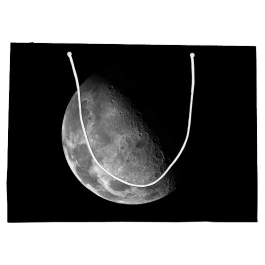 Mond Große Geschenktüte (Rückseite)