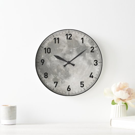 Mond Große Wanduhr (Zuhause)