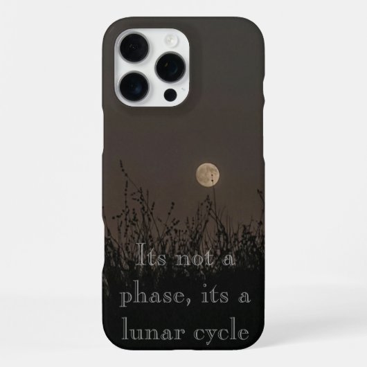 Mond-Handyhülle iPhone Hülle (Rückseite)