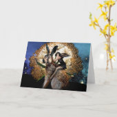 Mond-Hase-Abenteuer Karte (Gelbe Blume)