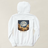Mond Hoodie (Design Rückseite)