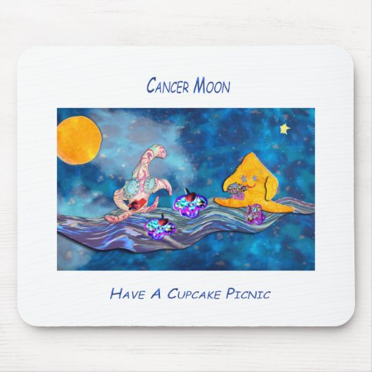 Mond im Krebs Mousepad (Vorne)