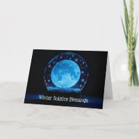 Mond im Schneekristallkugel Mystischer Wintersonne
