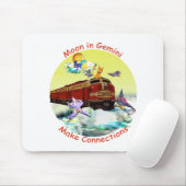 Mond in den Zwillingen Mousepad (Mit Mouse)