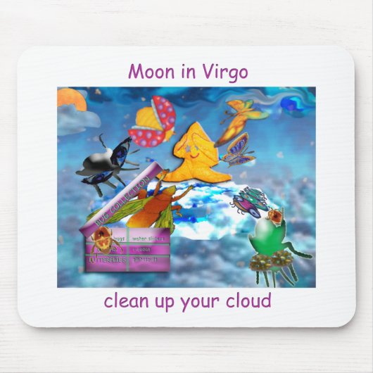 Mond in der Jungfrau Mousepad (Vorne)