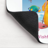 Mond in Fischen Mousepad (Ecke)