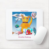 Mond in Fischen Mousepad (Mit Mouse)