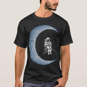 Mond ist gestrickt T-Shirt