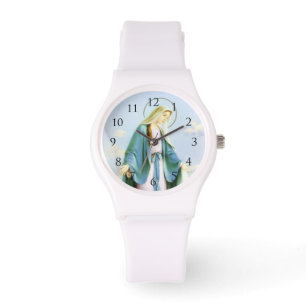 Mond Jungfrau-Marys sichelförmige Watch_With Armbanduhr