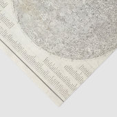 Mond-Karte Seidenpapier (Ausschnitt)