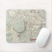 Mond-Karten-Mausunterlage Mousepad (Mit Mouse)