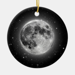 Mond Keramik Ornament