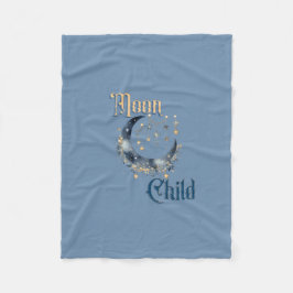 Mond-Kind-Kinderzimmer Fleecedecke