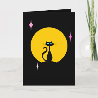 Mond-Kitty Feiertagskarte