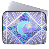 Mond Laptopschutzhülle (Vorderseite)