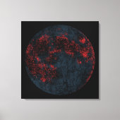 Mond Leinwanddruck (Vorderseite)
