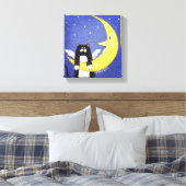 Mond Leinwanddruck (Insitu (Schlafzimmer))