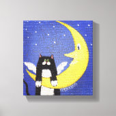 Mond Leinwanddruck (Vorderseite)