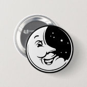 Mond-leises Lachen Button (Vorne & Hinten)